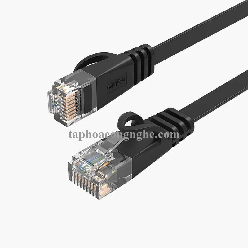 Orico 95681 PUG-C6B-150-BK CAT6 Dây dẹp 15M màu Đen Cáp mạng 30095681